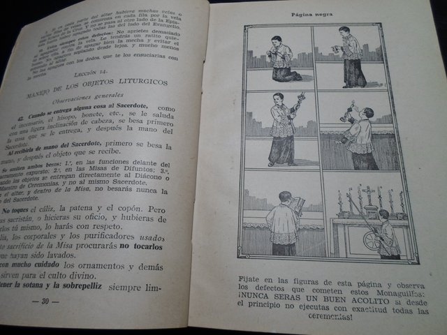 ANGELES DEL ALTAR-NORMAS GENERALES-PARA MISAS-1957