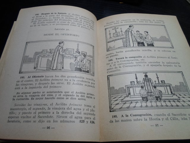 ANGELES DEL ALTAR-NORMAS GENERALES-PARA MISAS-1957