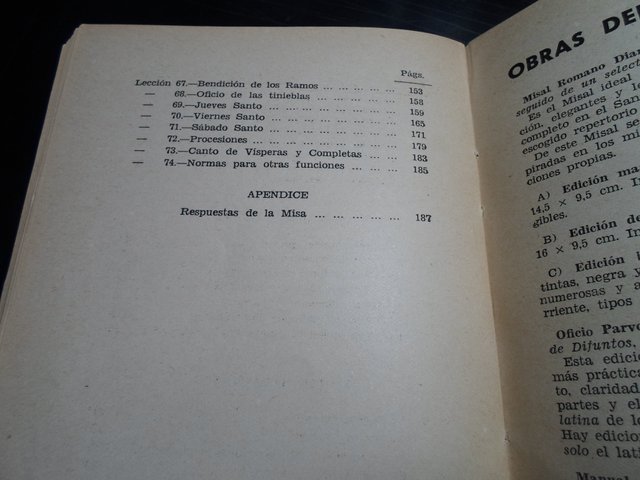 ANGELES DEL ALTAR-NORMAS GENERALES-PARA MISAS-1957