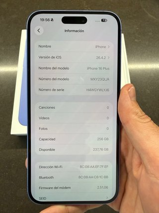 iPhone 16 PLUS 256GB NEGOCIABLE