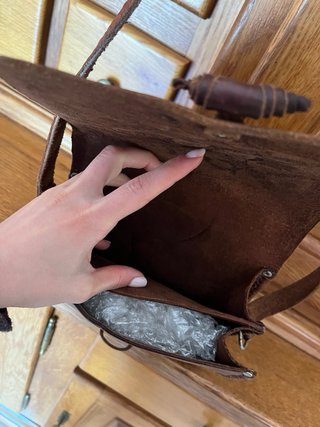 Borsa in cuoio lavorato
