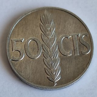 Moneda 50 centimos Franco 1966-73 SC