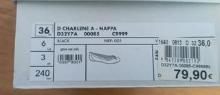 Geox Charlene ballerine nere