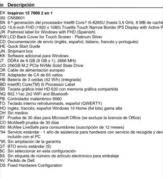 MacBook pro y Dell Inspiron 7000 Plata