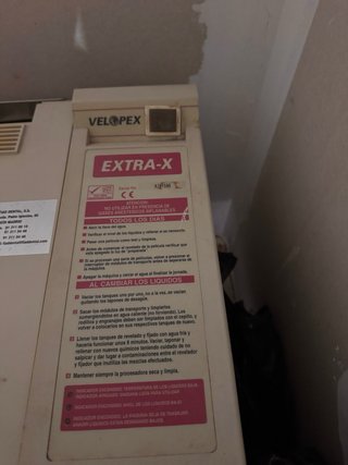 Revelador RX VELOPEX EXTRA-X  SE DA GRATIS