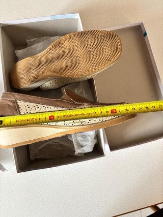 Scarpe donna 37 beige/marrone predisposte plantari