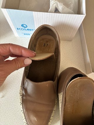 Scarpe donna 37 beige/marrone predisposte plantari
