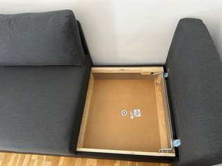 Sofá Cama 2 plazas - Knisa Gris Oscuro (SKÖNABÄCK)