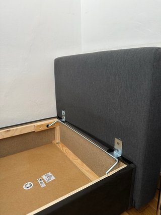 Sofá Cama 2 plazas - Knisa Gris Oscuro (SKÖNABÄCK)