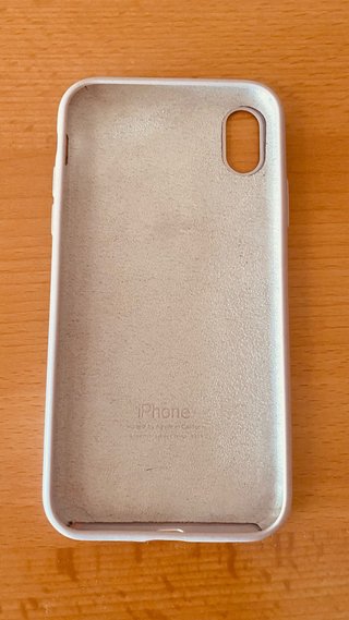 Cover iPhone XR Apple rosa + regalo blu