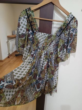 Camisola gasa estampada