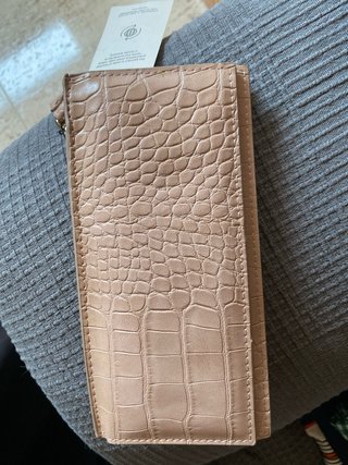 Cartera Mango efecto piel cocodrilo