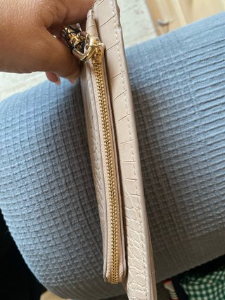 Cartera Mango efecto piel cocodrilo