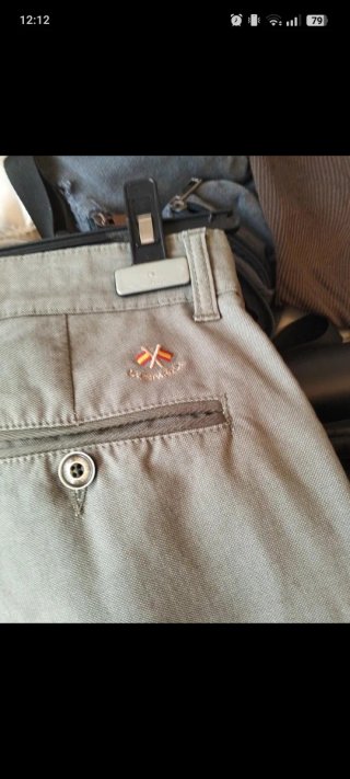 Pantalones chinos vestir verde claro