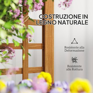 Letto per Orto Elevato da Esterno con Griglia, Giardino Esterno con Foro di Drenaggio e Fodera Traspirante in Legno di Abete, per Fiori e Verdure, 40X40X120 Cm, Marrone Chiaro