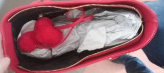 Borsa Moschino Rossa Nuova con Cartellino