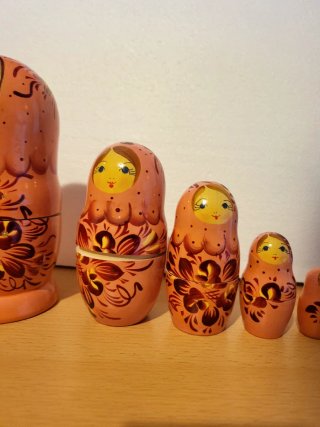 Muñecas Rusas Matrioska Naranja