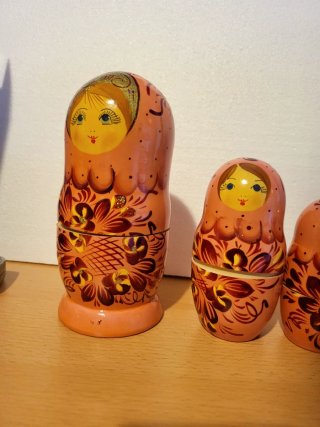 Muñecas Rusas Matrioska Naranja