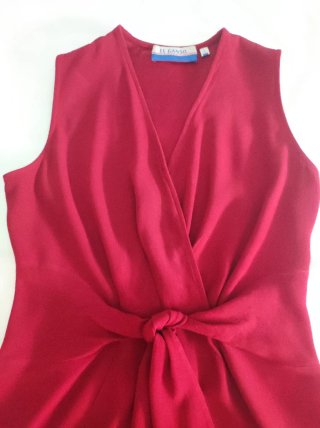 Vestido El Ganso Granate Verano Talla M
