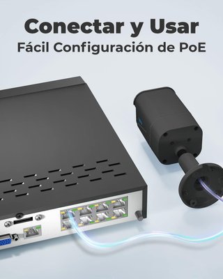 Reolink kit cámaras seguridad vigilancia exterior