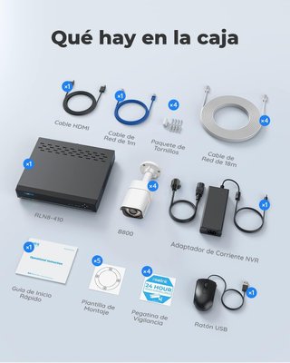Reolink cámaras seguridad 4K vigilancia exterior