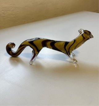 Tigre in vetro di Murano