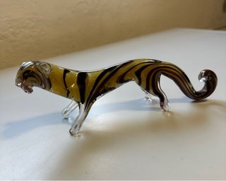 Tigre in vetro di Murano