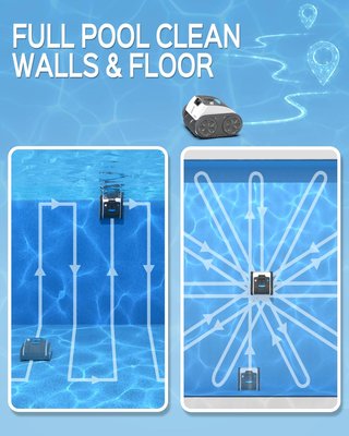 - WYBOT robot piscina limpieza fondo paredes