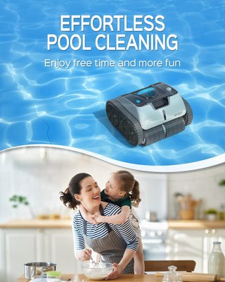- WYBOT robot piscina limpieza fondo paredes