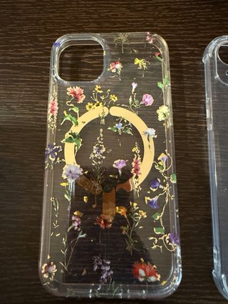 Funda iPhone 15 Plus Transparente Rosa