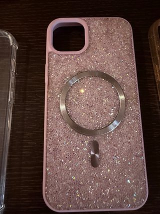 Funda iPhone 15 Plus Transparente Rosa