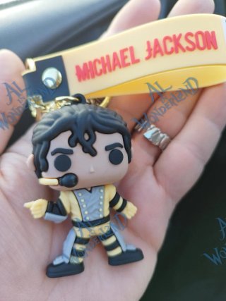 Portachiavi Michael Jackson stile Funko Pop