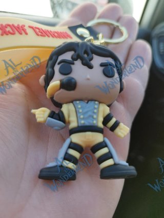 Portachiavi Michael Jackson stile Funko Pop