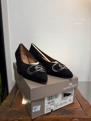 Zapatos de tacón Gloria Ortiz negros talla 38