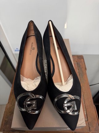 Zapatos de tacón Gloria Ortiz negros talla 38
