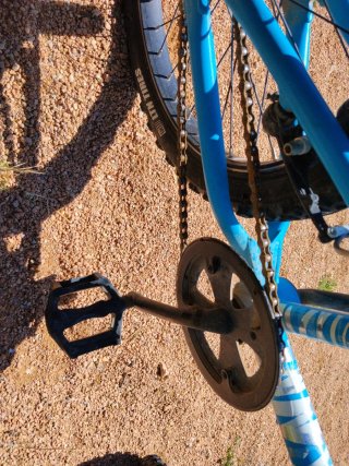 Bicicleta BMX azul