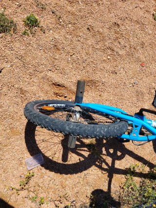 Bicicleta BMX azul