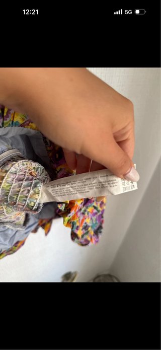 Vestido Zara flores multicolor Talla XS