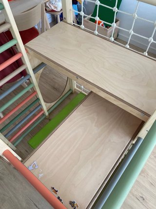 Complejo de juegos de madera