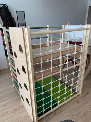Complejo de juegos de madera