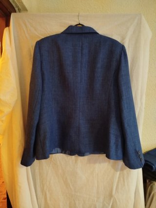 Traje DANGAPHER chaqueta y falda azul