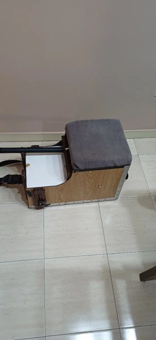 Cajón artesano y caña pesca 7m