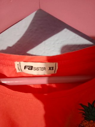 Camiseta FB Sister Naranja Talla XS