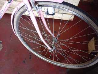Bicicleta Orbea Rosa Vintage para restaurar