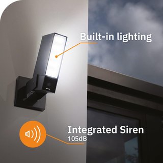 Netatmo cámara vigilancia con alarma y foco