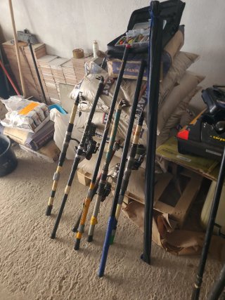 Lote de pesca: Sonda, carrete y accesorios