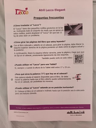 Atril Lecco Elegant de alta calidad nuevo!