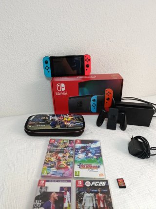 Nintendo Switch + Juegos y Accesorios