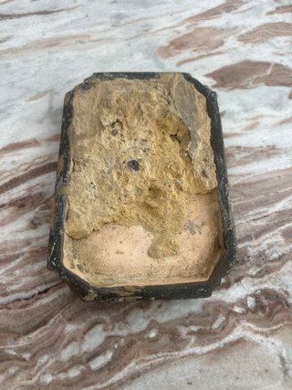 Maceta bonsai cerámica y piedra
