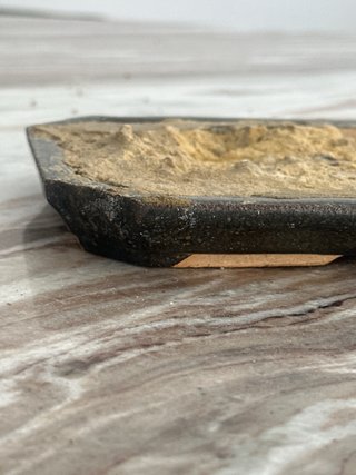 Maceta bonsai cerámica y piedra